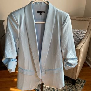 NWOT Sky Blue Fashion Nova Blazer and Pants Set
